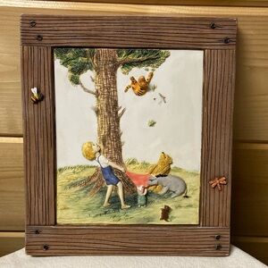 Classic Winnie the Pooh ceramic wall hanging